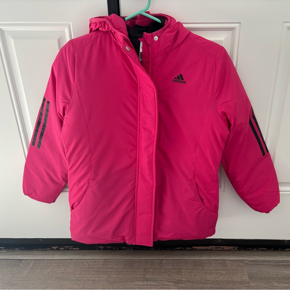 ADIDAS Insulated Parka Coat Jacket Pink